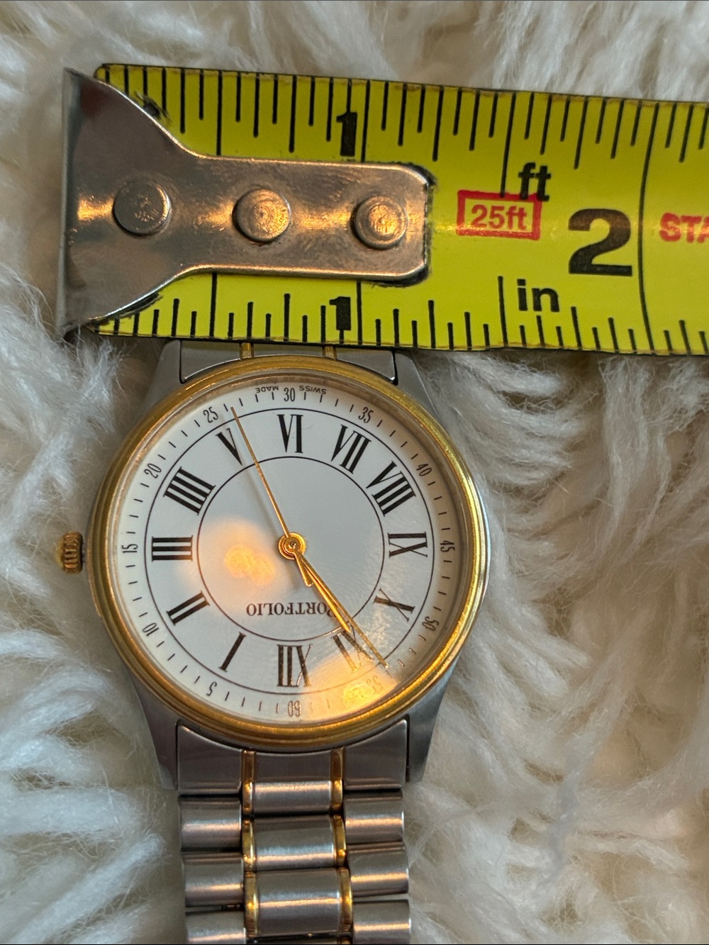 Tiffany & Co Portifino Two-Tone Stainless Watch - Picture 9 of 11